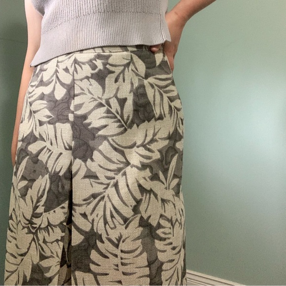 VINTAGE tropical print maxi skirt - Picture 5 of 11